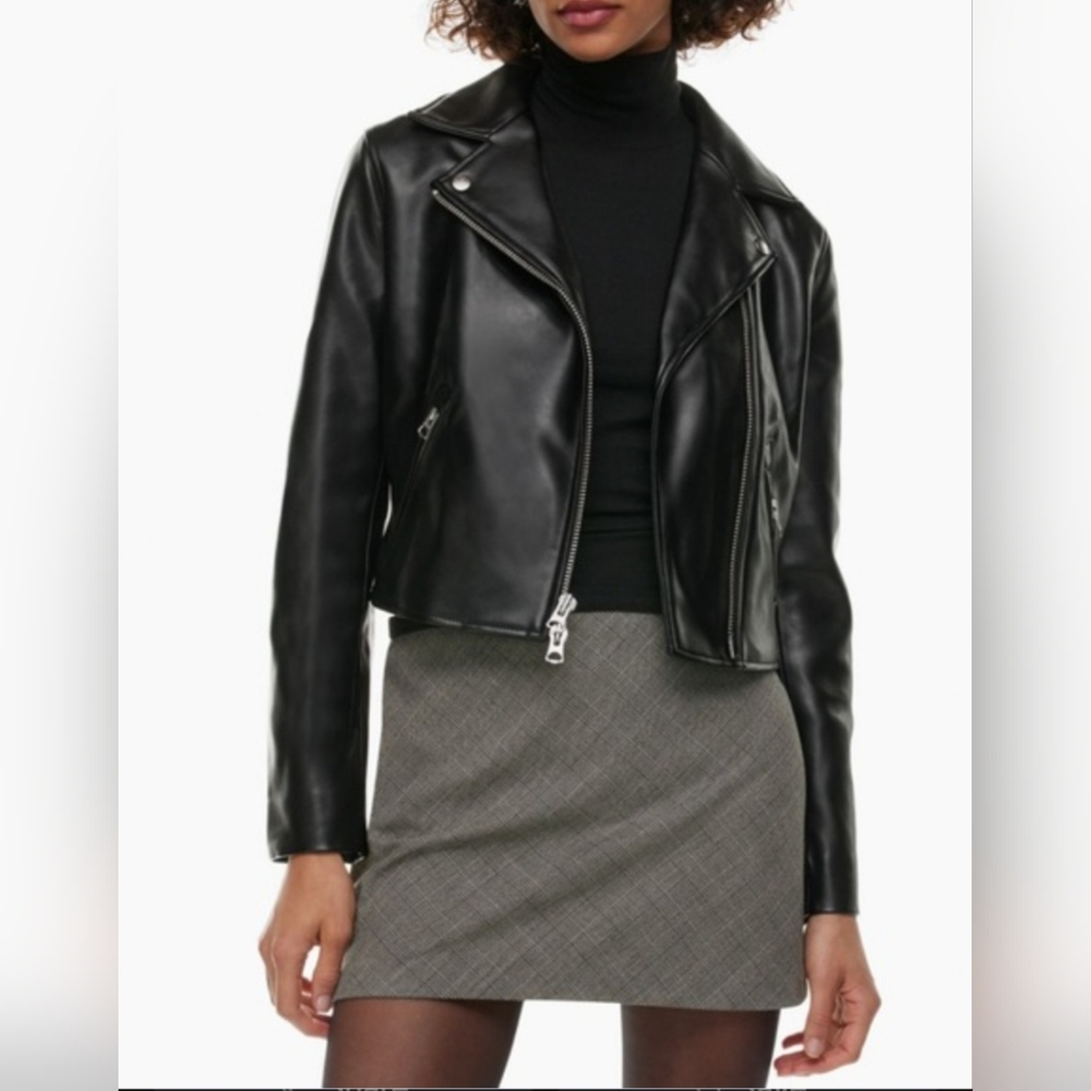 Wilfred Classic Black Leather Jacket